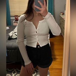 Brandy Melville Button Up Top